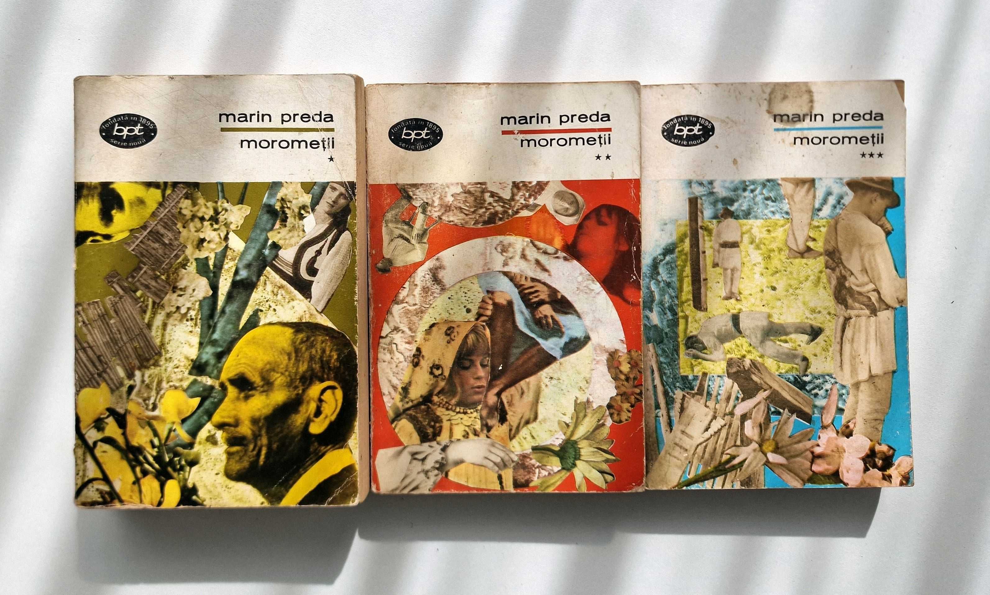 Morometii Vol.1-3, Marin Preda, Ed. Biblioteca Pentru Toti 1970