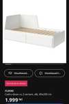 Vand pat single / dublu cu 2 saltele incluse