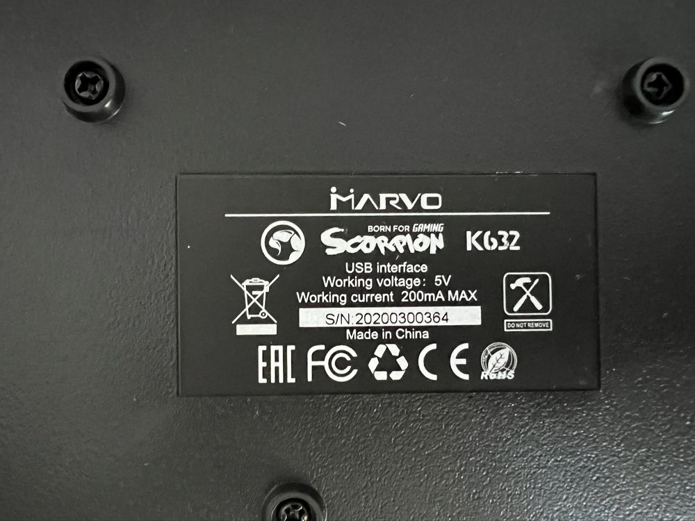 Геймърска клавиатура Marvo Scorpion K632