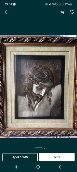 Tablou Iisus Hristos răstignit pictat