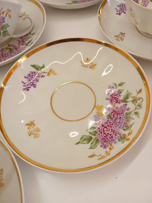 Руски порцелан. Люляк. Дулево