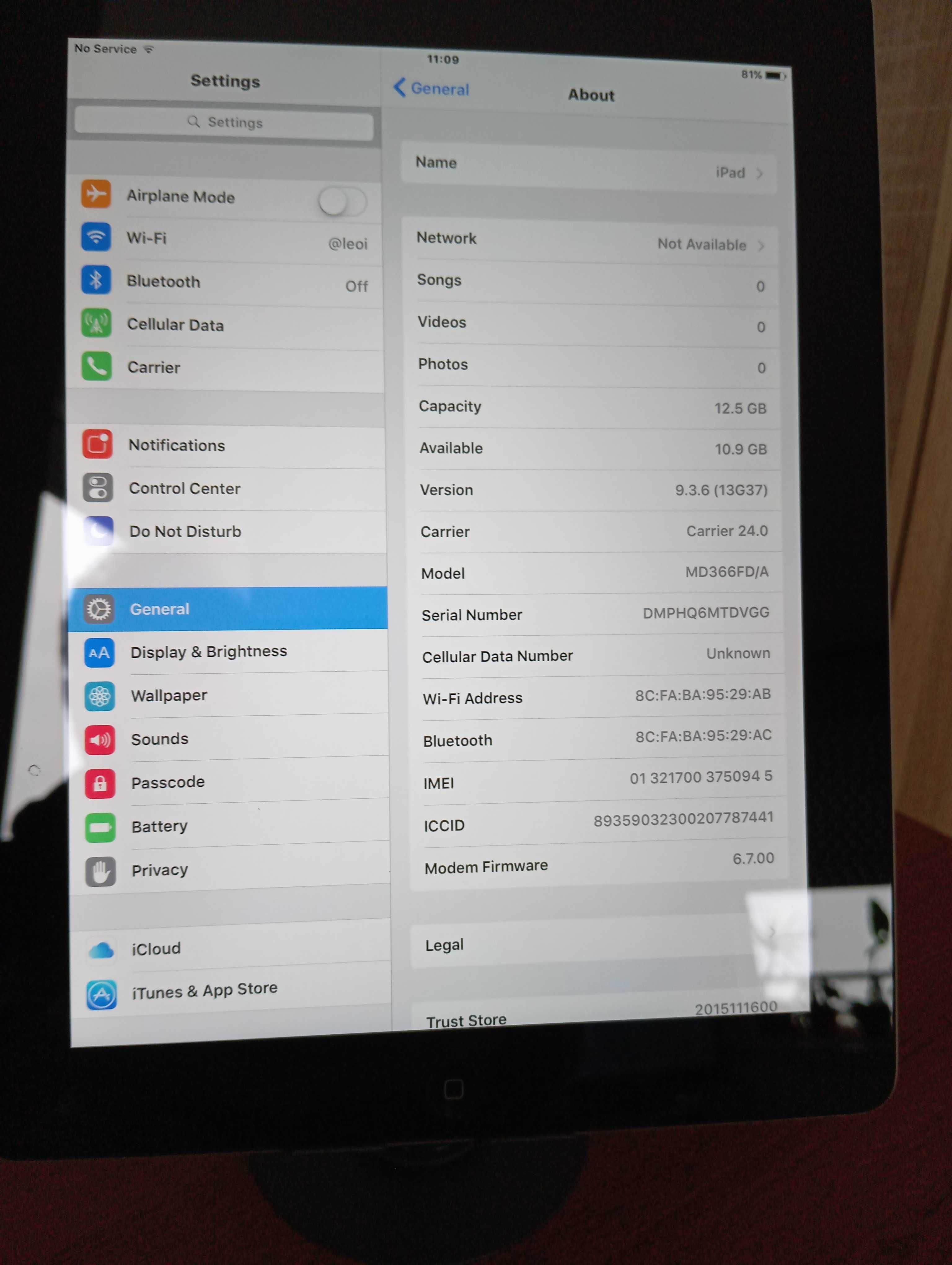 Таблет Apple iPad 3gen  9.7"/16GB+SIM