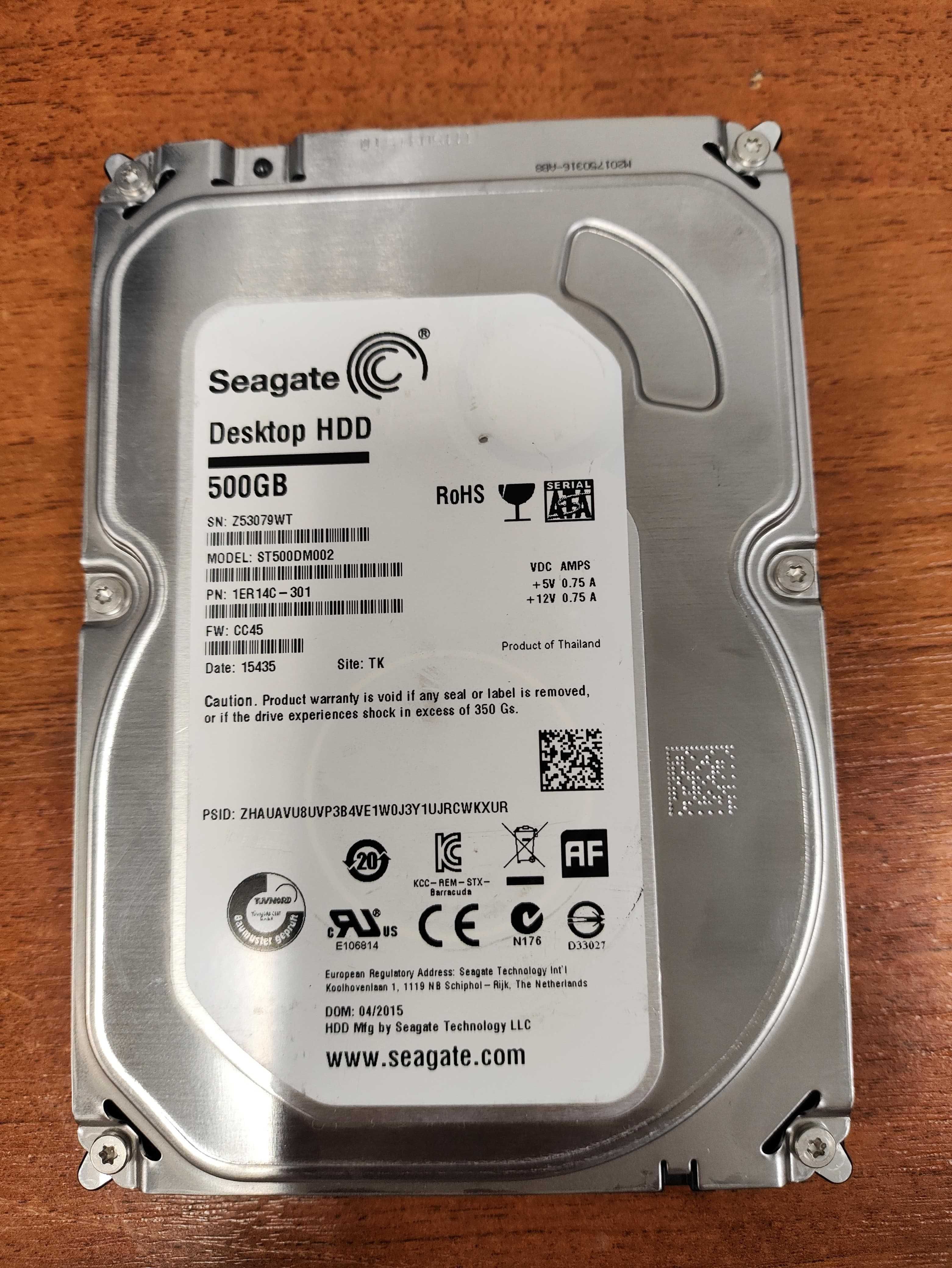 HDD Seagate 500gb