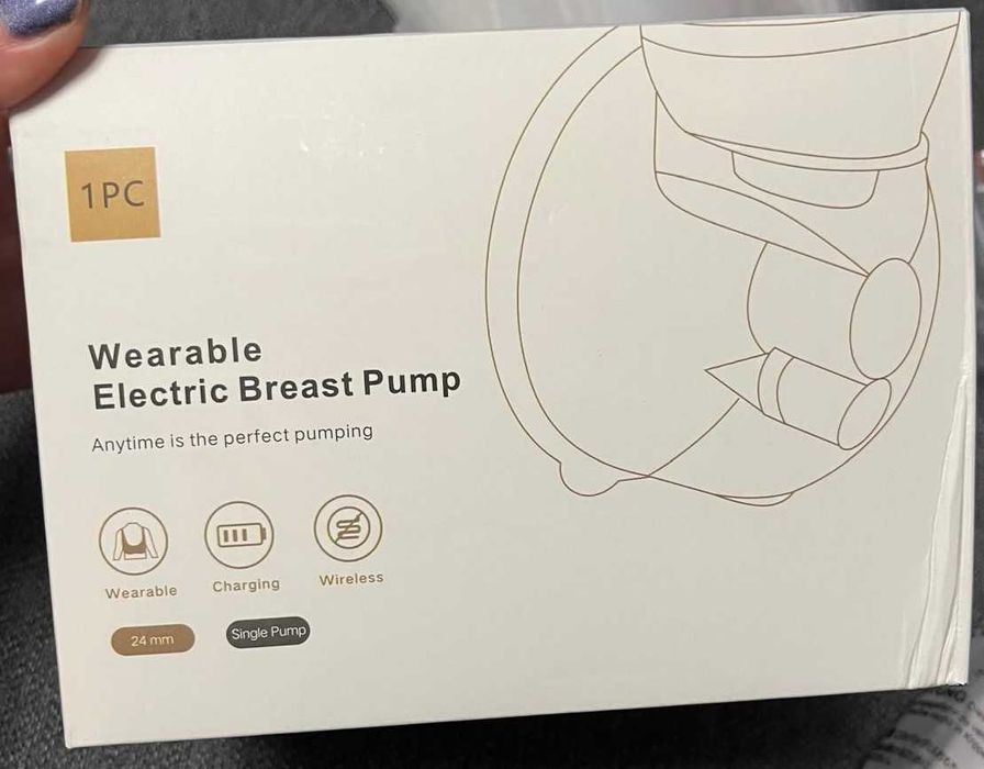 Pompa de San Electrica, OPERCE™️, Portabila, Anti-Reflux