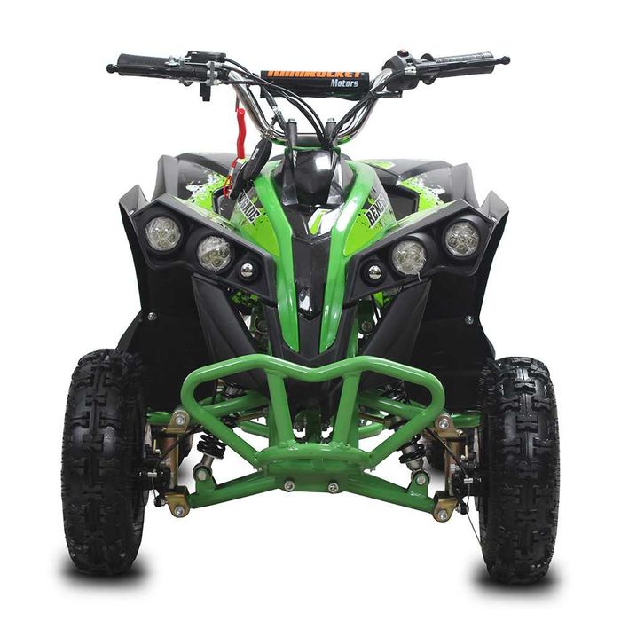 Atv copii 49cc Minigade 6" pornire electrica verde