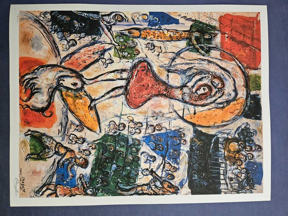 litografie Marc Chagall editia SPADEM