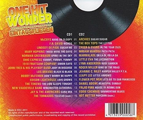 Set 2 CD sigilat One Hit Wonder selectie de 30 melodii