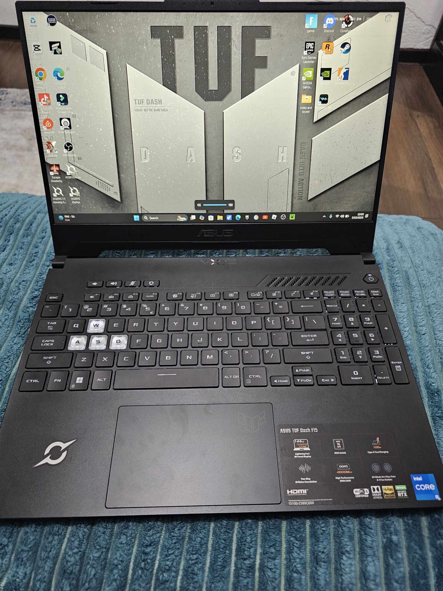 Laptop asus tuf dash f15
