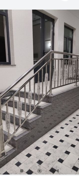 Нержавейка перила усталари хизматингизда