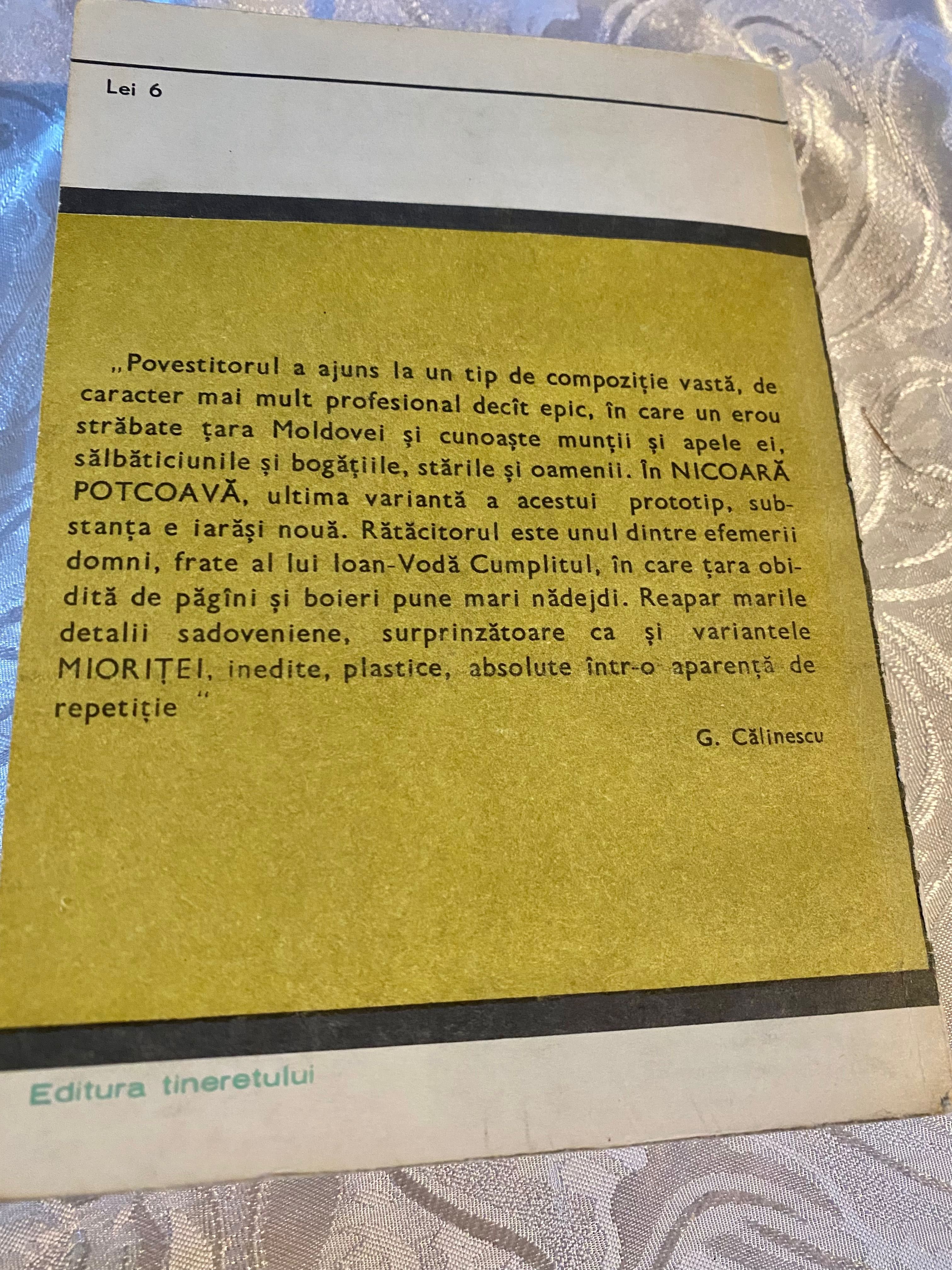 Nicoară Potcoavă-1967-M.Sadoveanu.