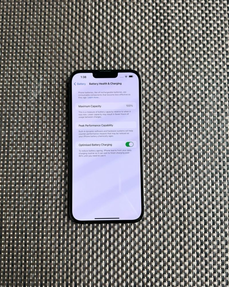 КАТО НОВ!!! /*ЛИЗИНГ*/  iPhone 13 Pro Max 128Gb Alpine Green