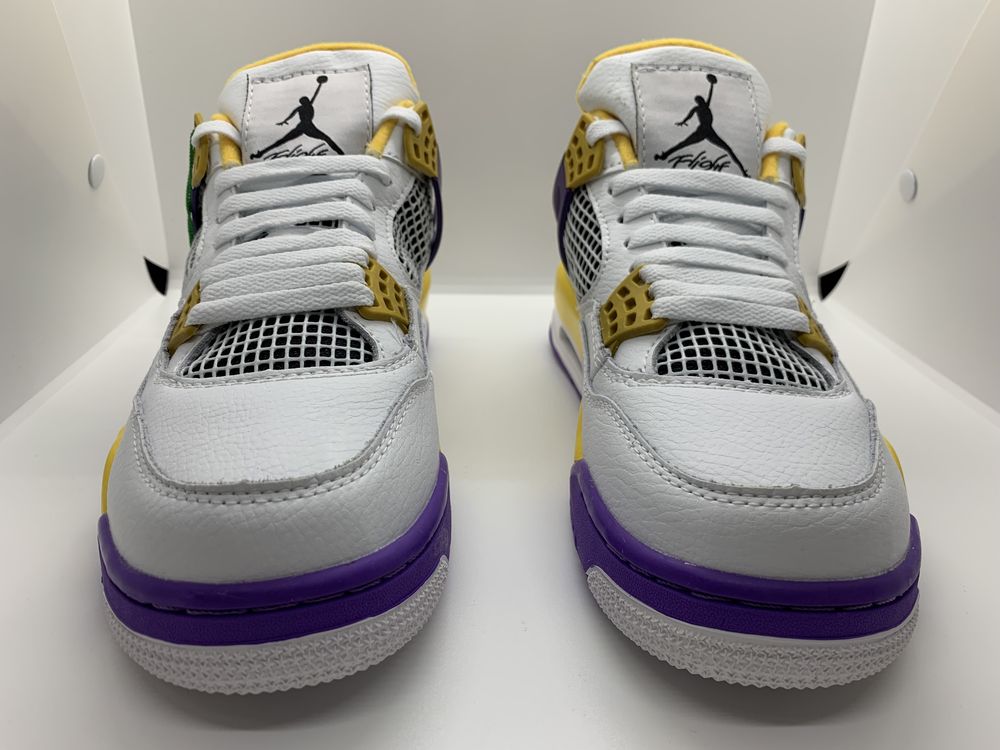 Jordan 4 Retro "Lakers home" sneakers