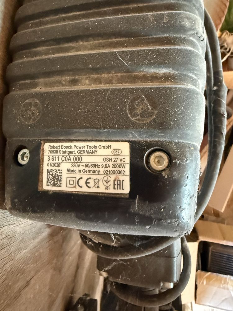 Bosch GSH 27 VC къртач канго бош