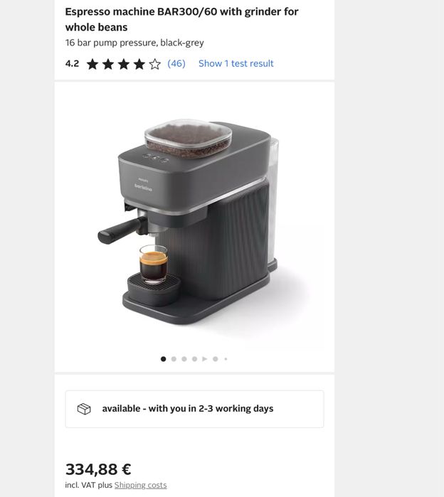 Espressor Philips Baristina BAR300/60