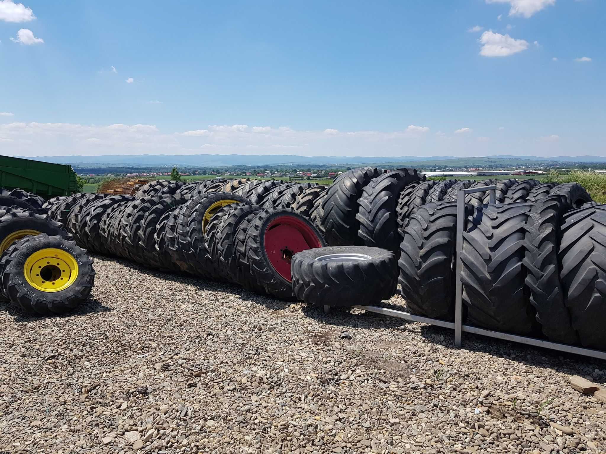 Roti inguste și cauciucuri tractor John Deere, Fiat, Fendt etc