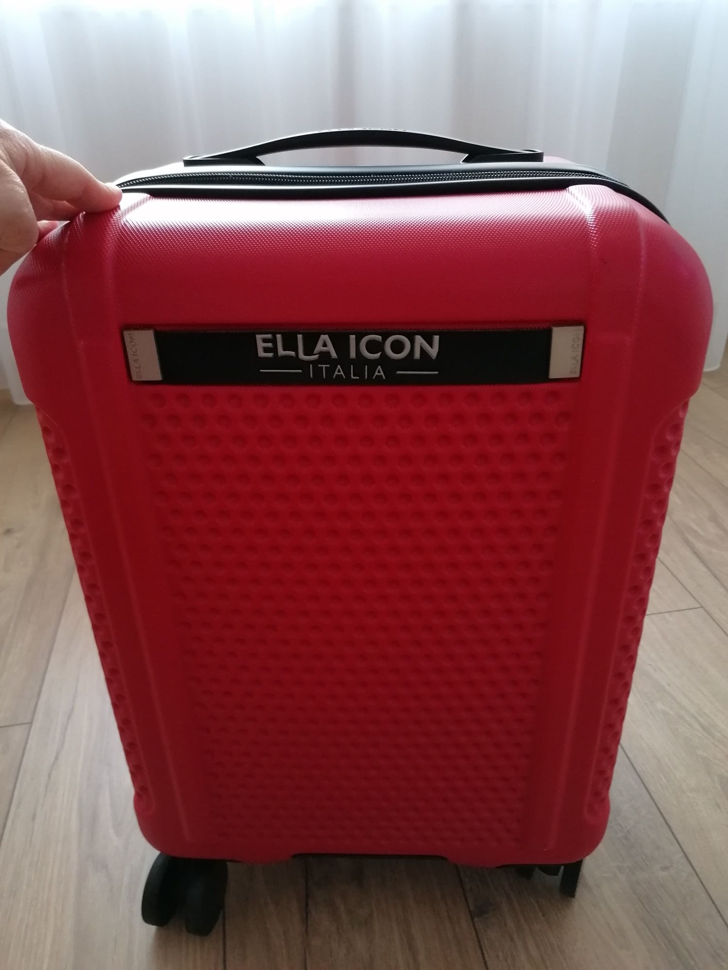 Troler Ella Icon Optic Rosu, 55x38x23 cm
