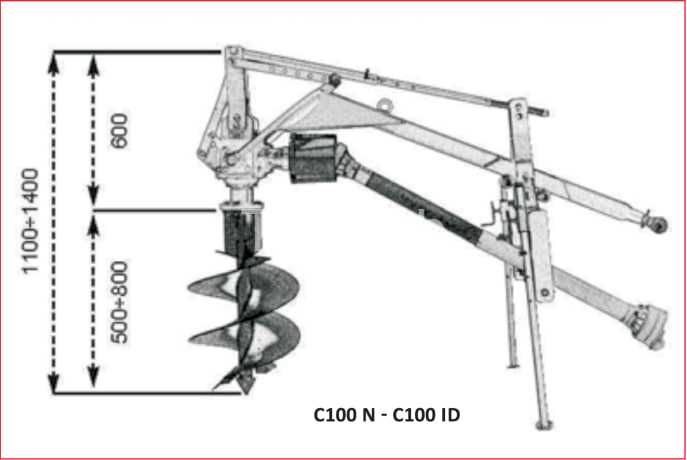 Янги ЯМОБУР DCM C100N (Италия) сотилади
