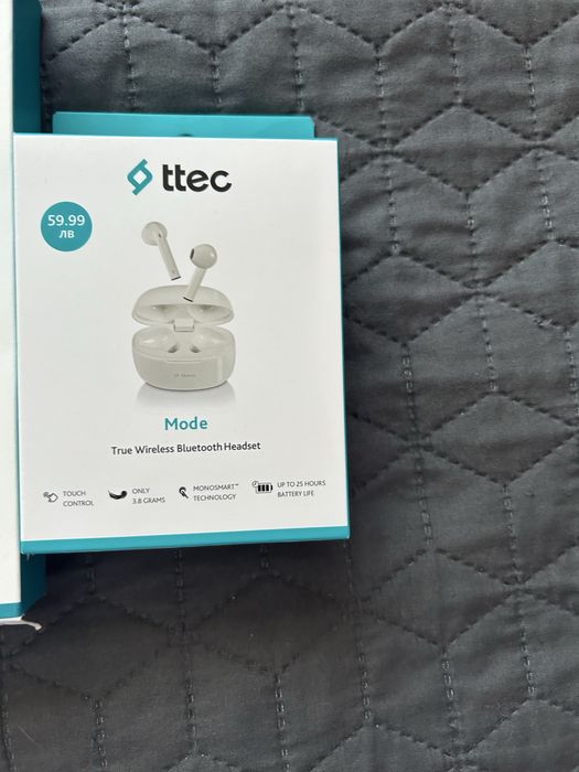 Комплект безжични слушалки TTEC