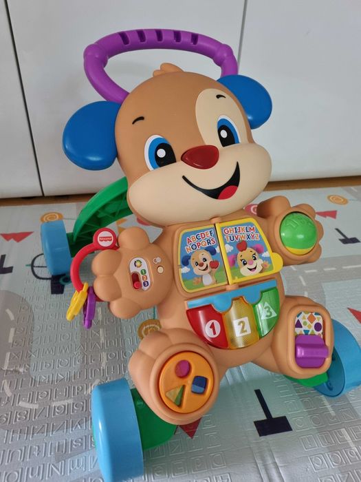 Fisher Price LAUGH & LEARN Проходилка кученце на български език
