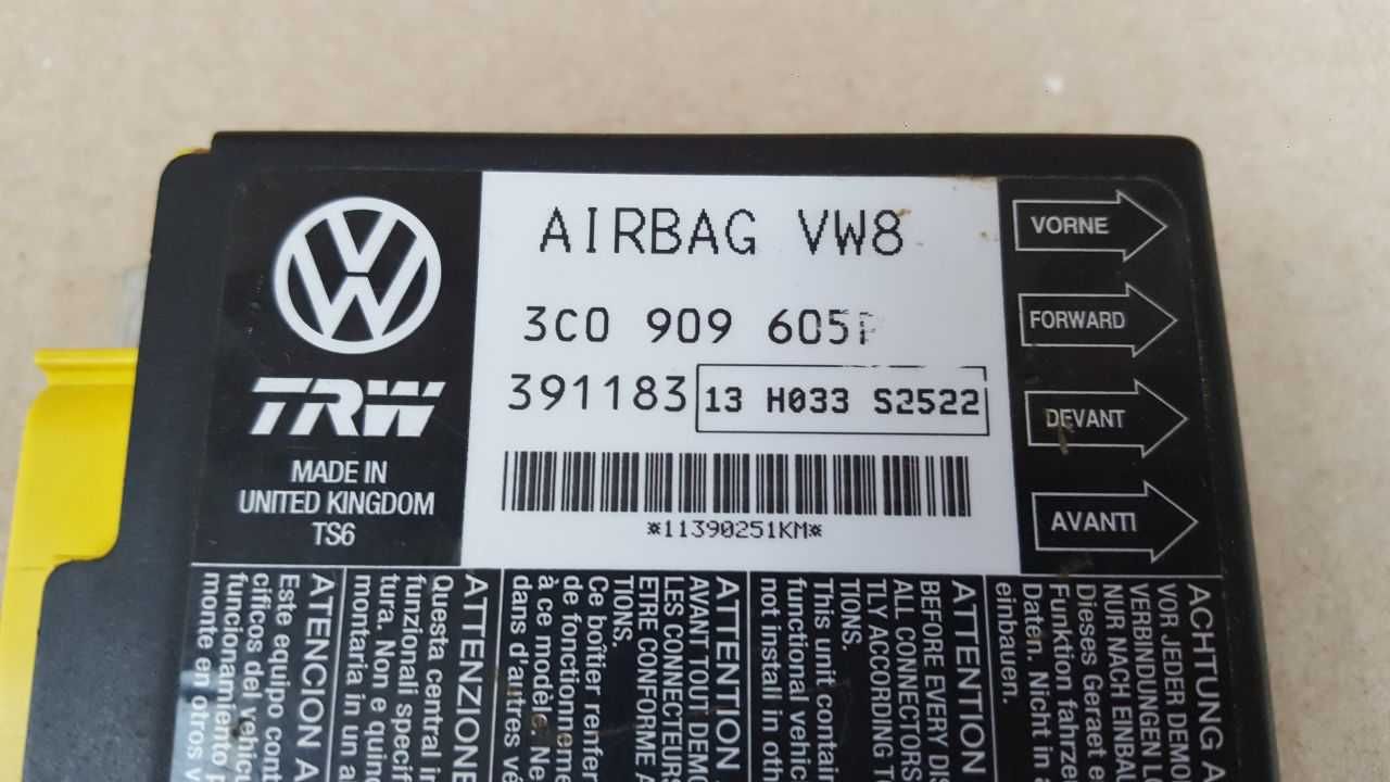 Calculator modul airbag - CENTRAL - OEM VW Skoda Seat Audi