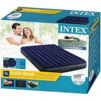 Надувной матрас Intex 152x203x25см с насосом и подушками (С Доставкой)