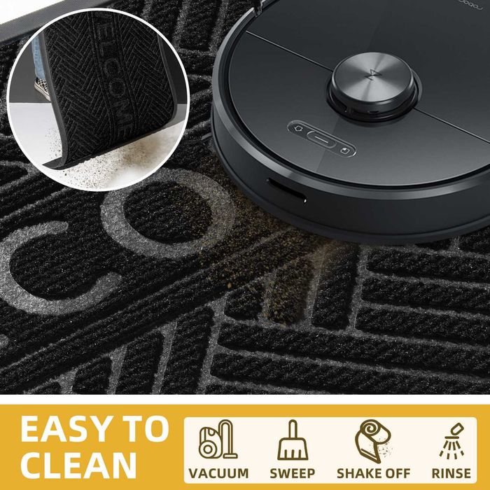 Covoras Intrare Cauciuc si Material Textil 40x60 cm