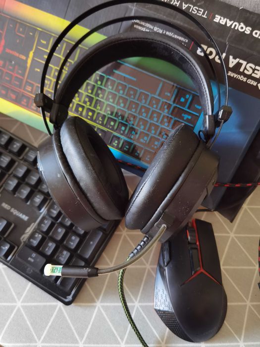 Игровой комплект, наушники, клавиатура, мышка