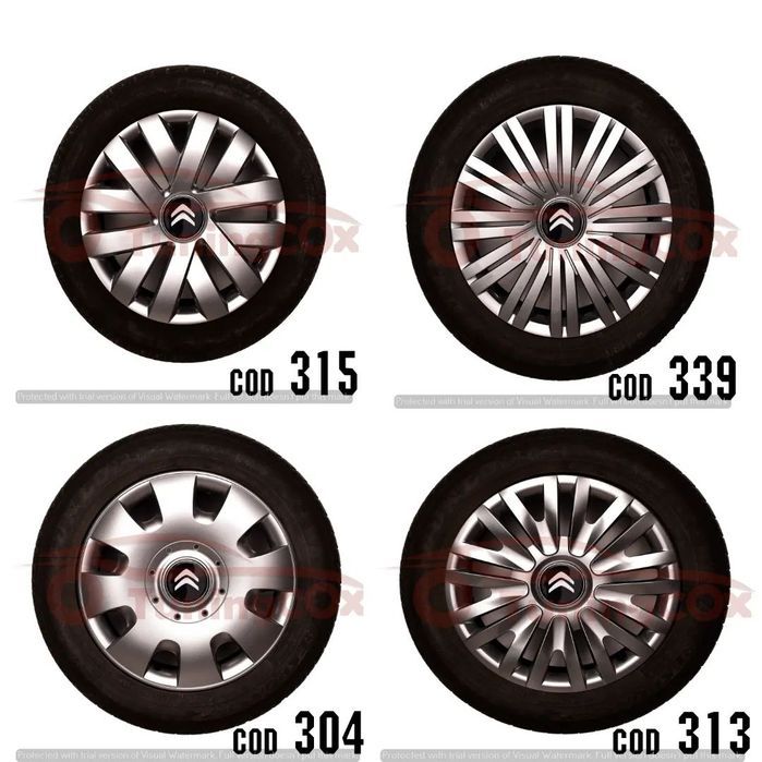 capace roti citroen r15 set 4 buc,covorase interior,manson schimbator