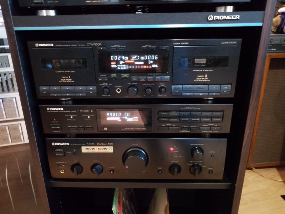 Amplificator Pioneer A 505 r/  Cd Player Pioneer, Deck Pioneer , Rack