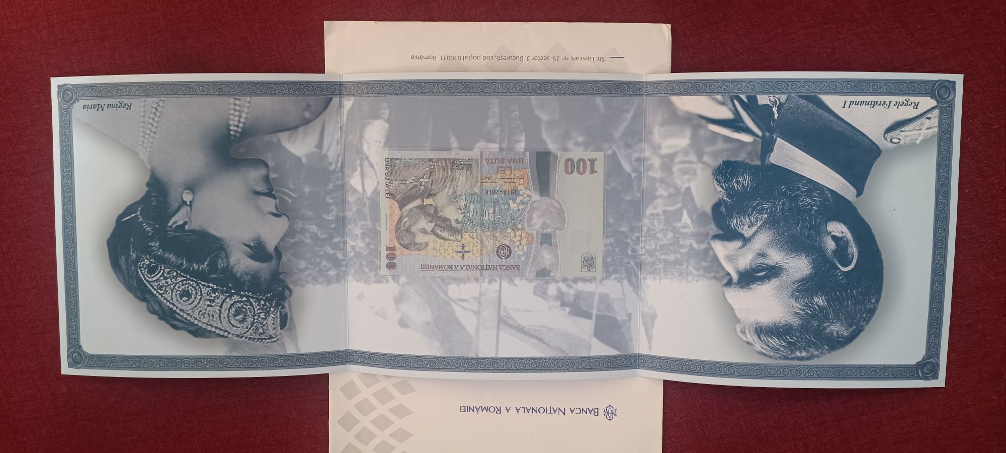 Ofer spre vânzare Bancnota Aniversară 100 anii Marea Unire
