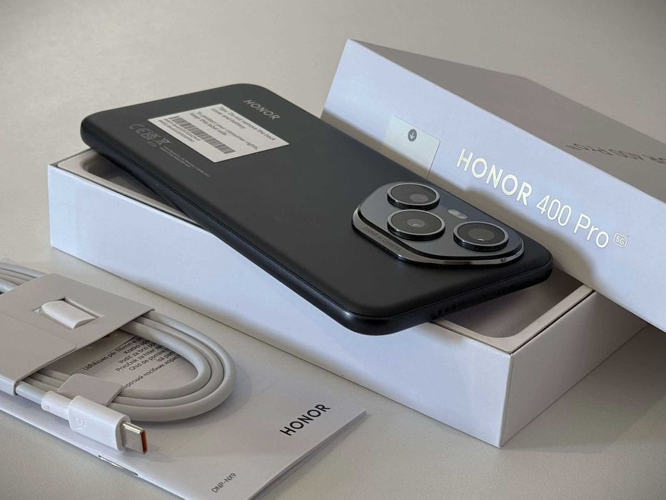 Бартер! Нов! Гаранция! Honor 400 Pro 512/12GB Midnight Black (Черен)