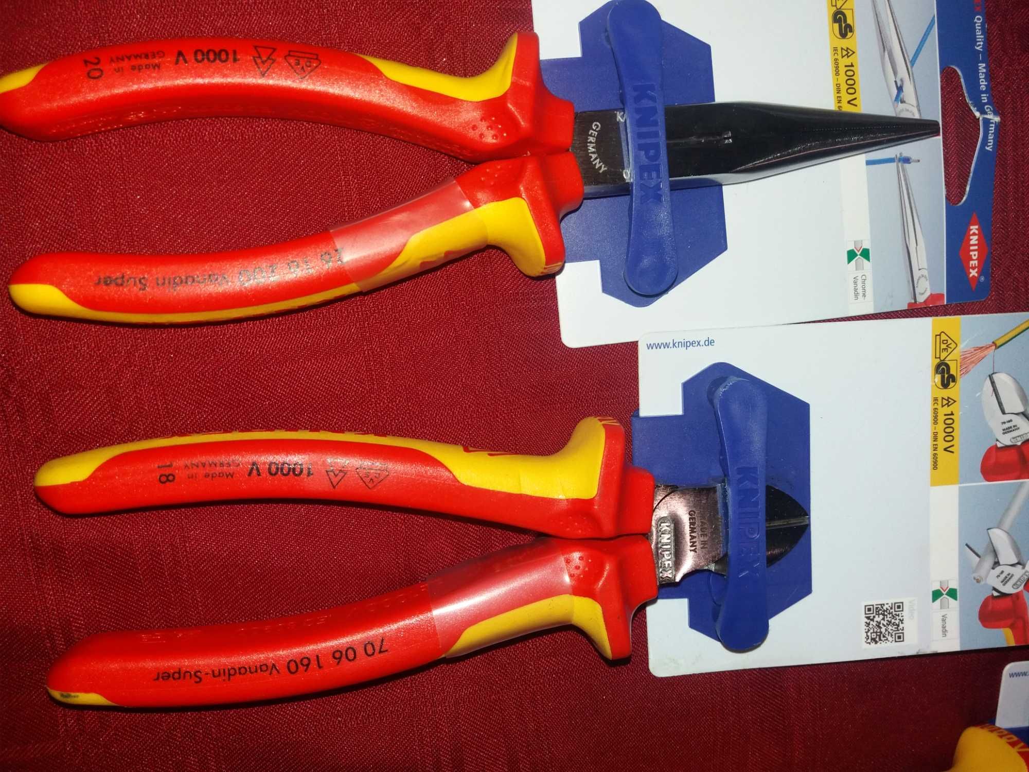 set 3 clesti diferiti Knipex sigilati marcati