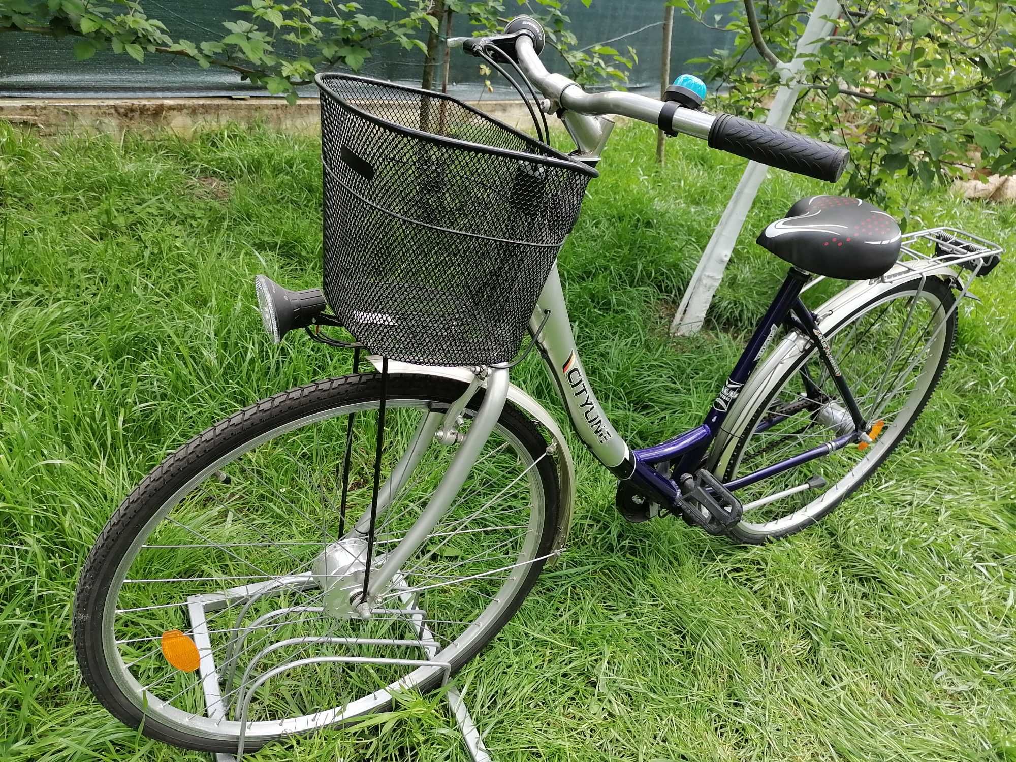 Bicicleta dama CITYLINE, roti 28,frana picior si 3 viteze!