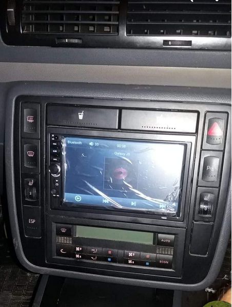 Navigatie MP5 Casetofon Sharan Galaxy Waze YouTube prin MirrorLink