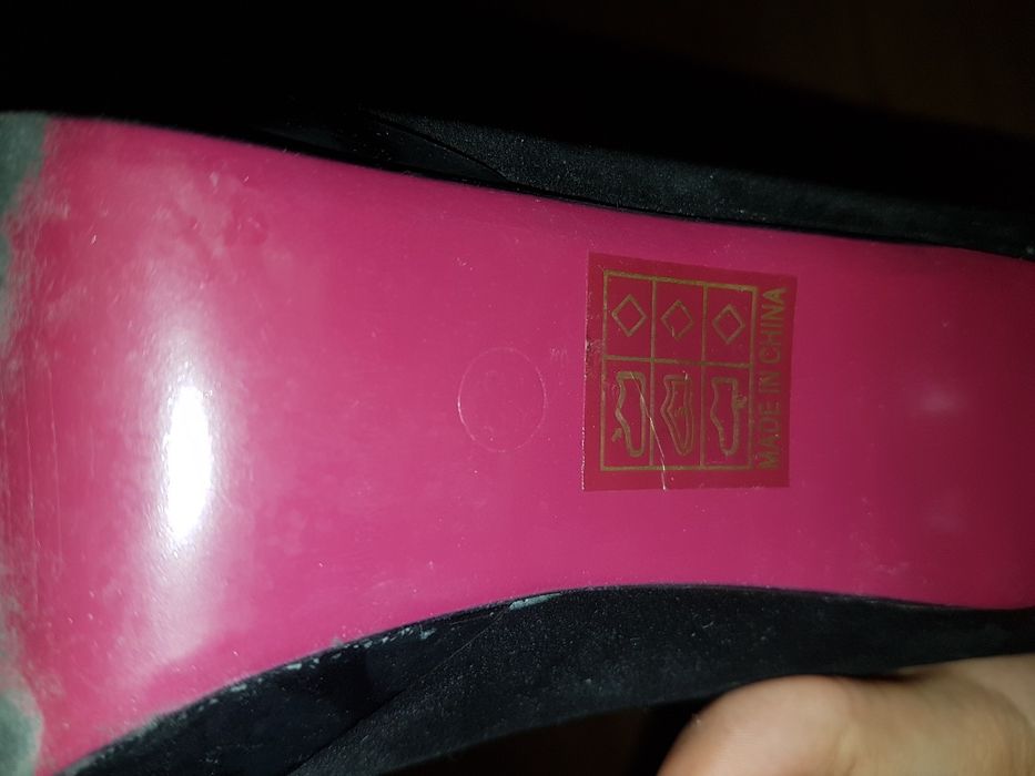 Дамски обувки с ток 38 н