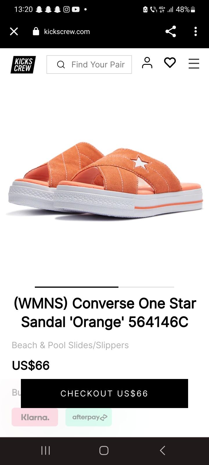 Converse One Star Sandal