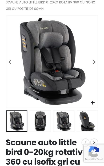 Vând scaun auto copii nou