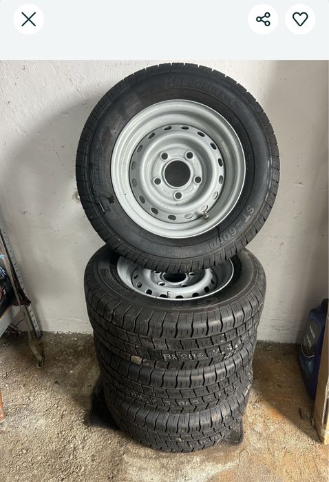 Genti cu anvelope pentru remorca 195/60r12c