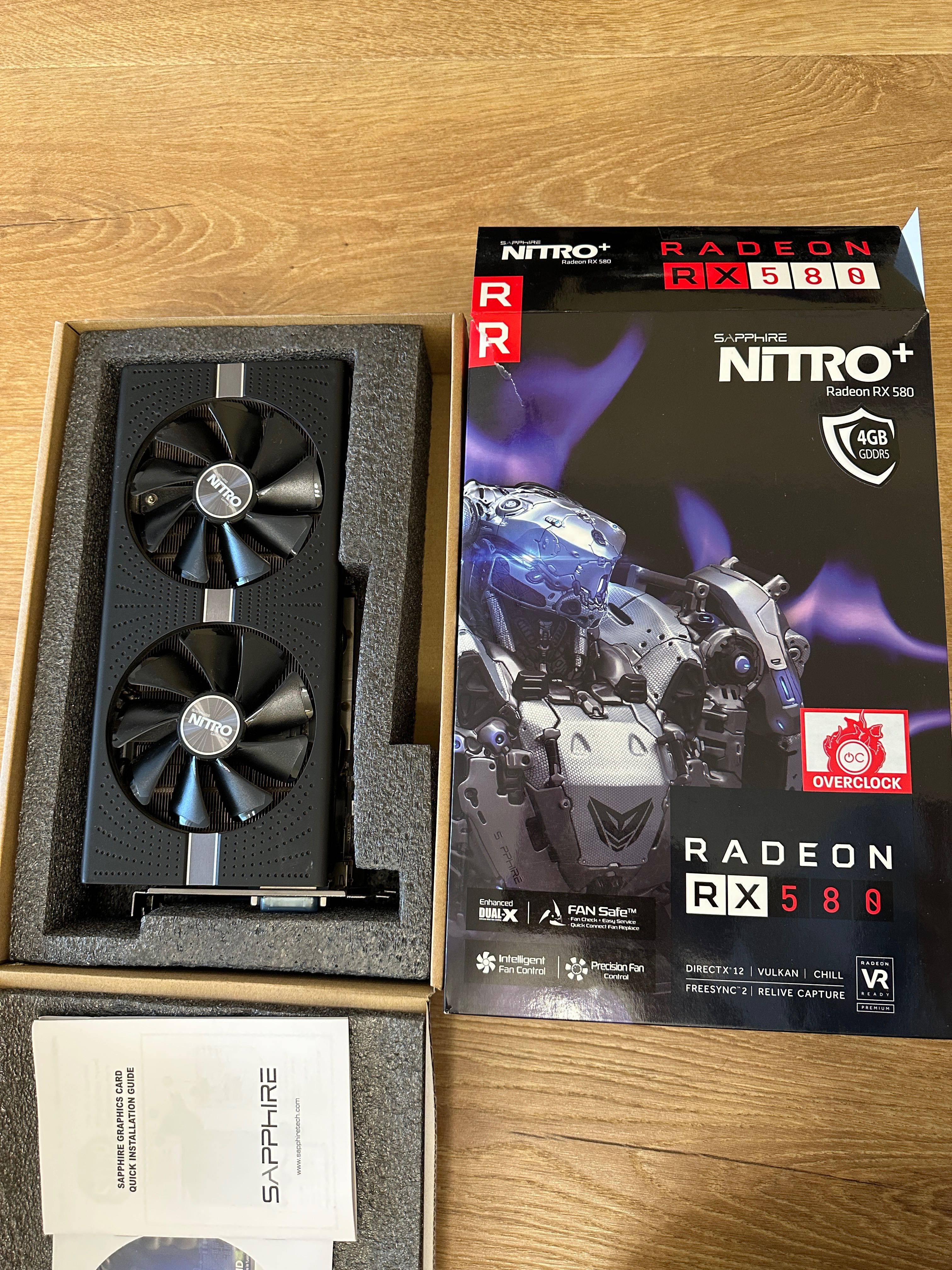 Radeon RX 580 4Gb GDDR5 Sapphire NITRO+ GAMING ТОП