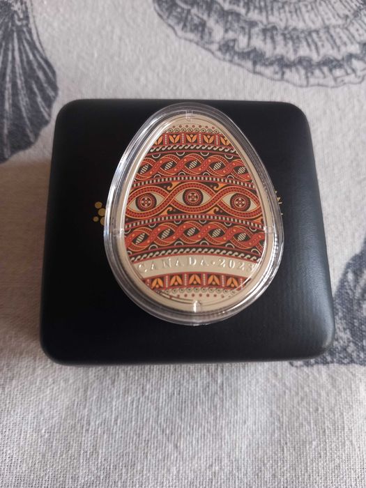 Сребърна Монета Украинско Великденско Яйце Канада 2023 бнб монети