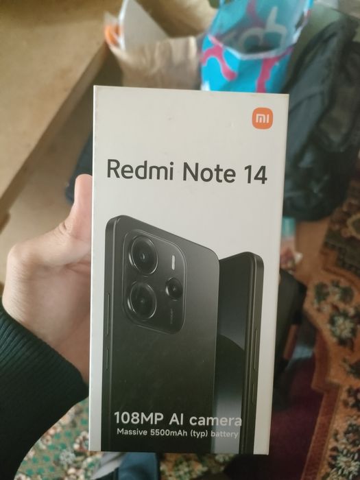 Редми нот 14 память 8/256 новый коробка документ.