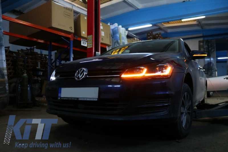 Promo Faruri LED VW Golf 7 (2012-2017) R-Line Semnal Dinamic