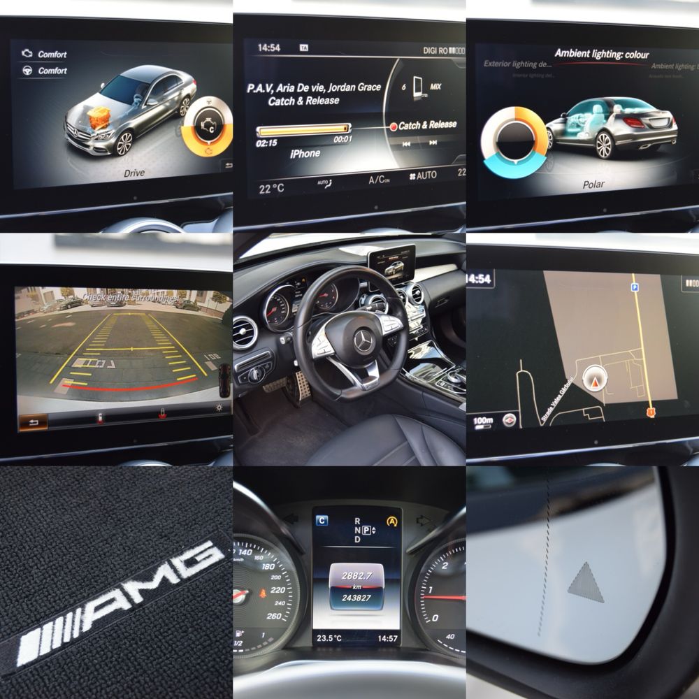 Mercedes-Benz C220 2014 W205 170cp AMG Panoramic
