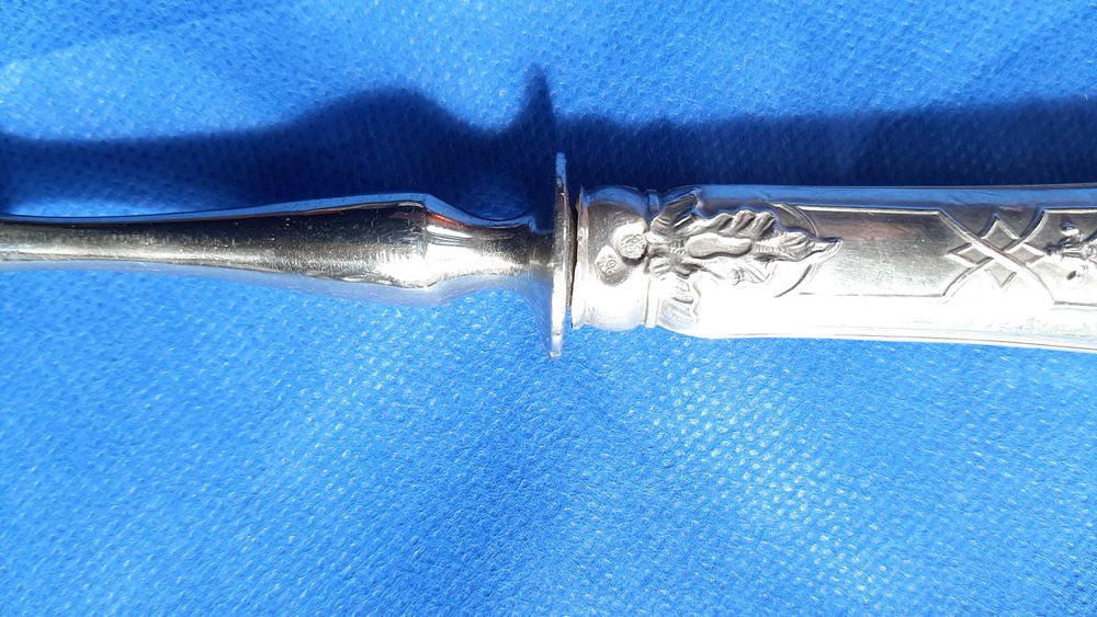 Set 3 tacamuri servit carne, argint sterling 950, Franta, 1886-1900