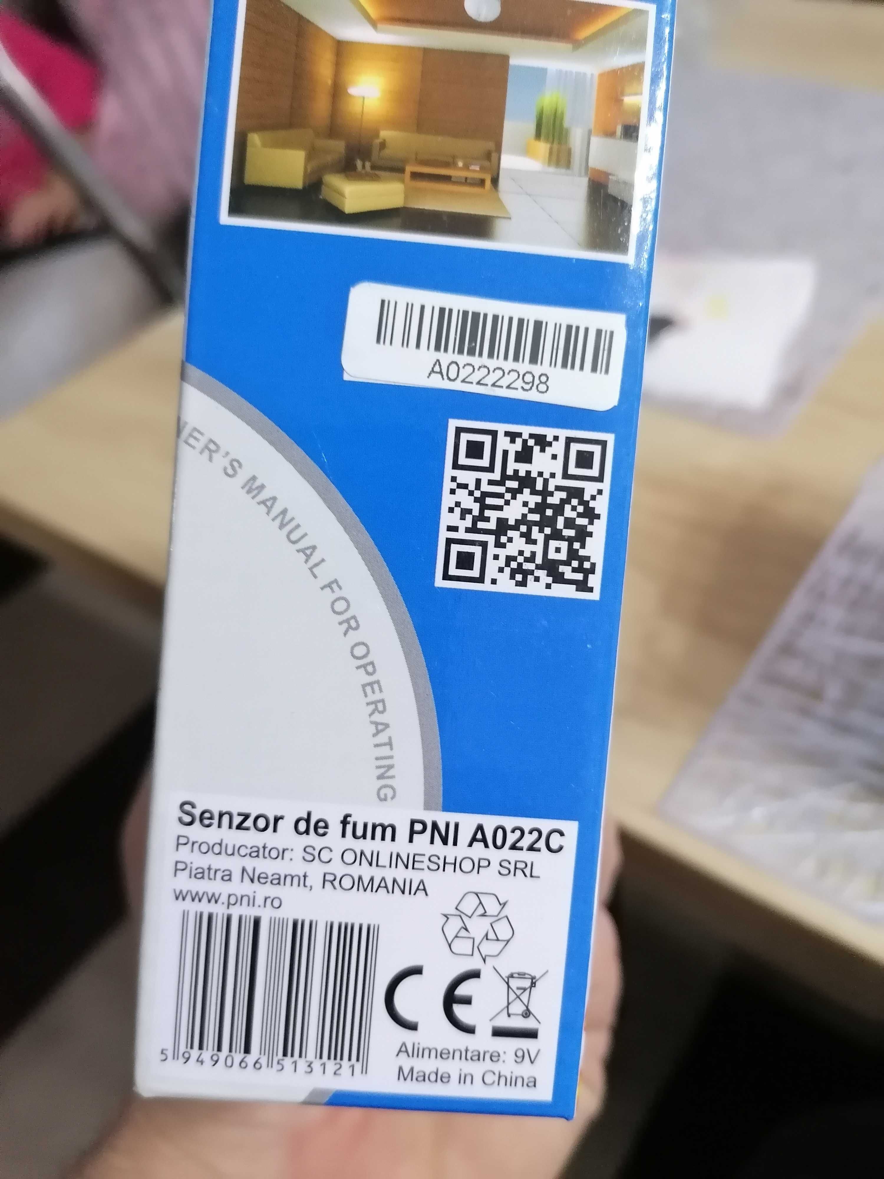 Vând 3 senzori de fum PNI A022C