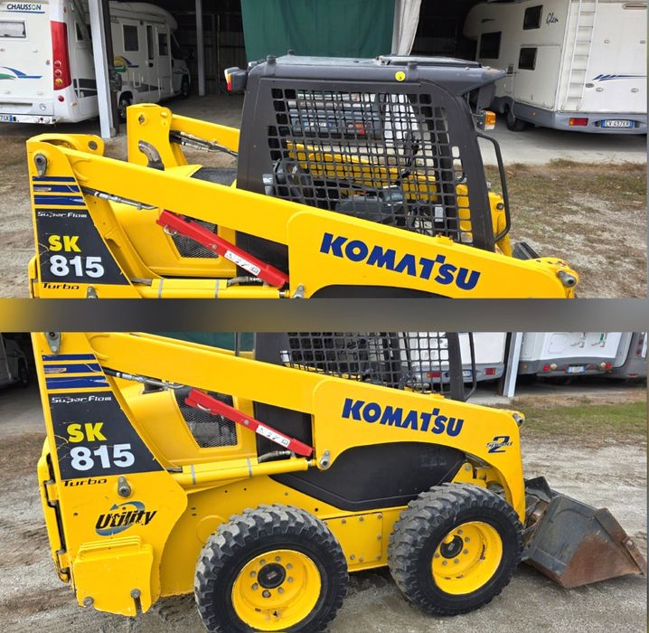 Miniîncarcător KOMATSU SK815 SUPER FLOW  mini incarcător IMPECABIL