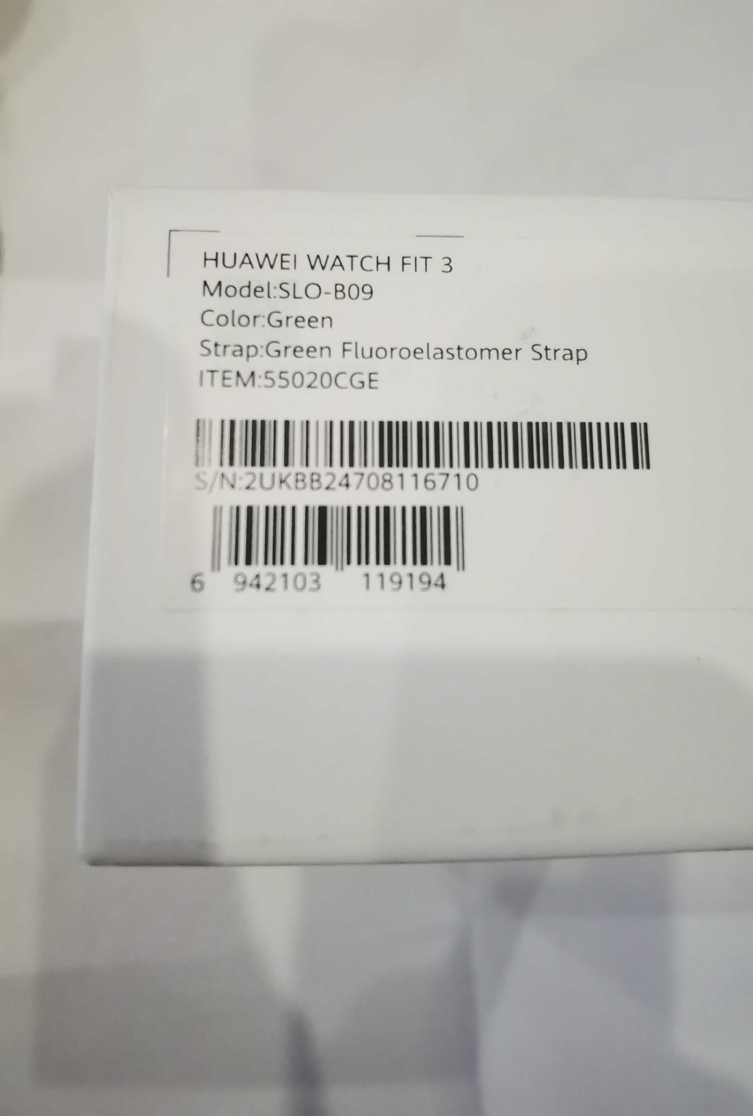 HUAWEI Watch Fit 3 Нов