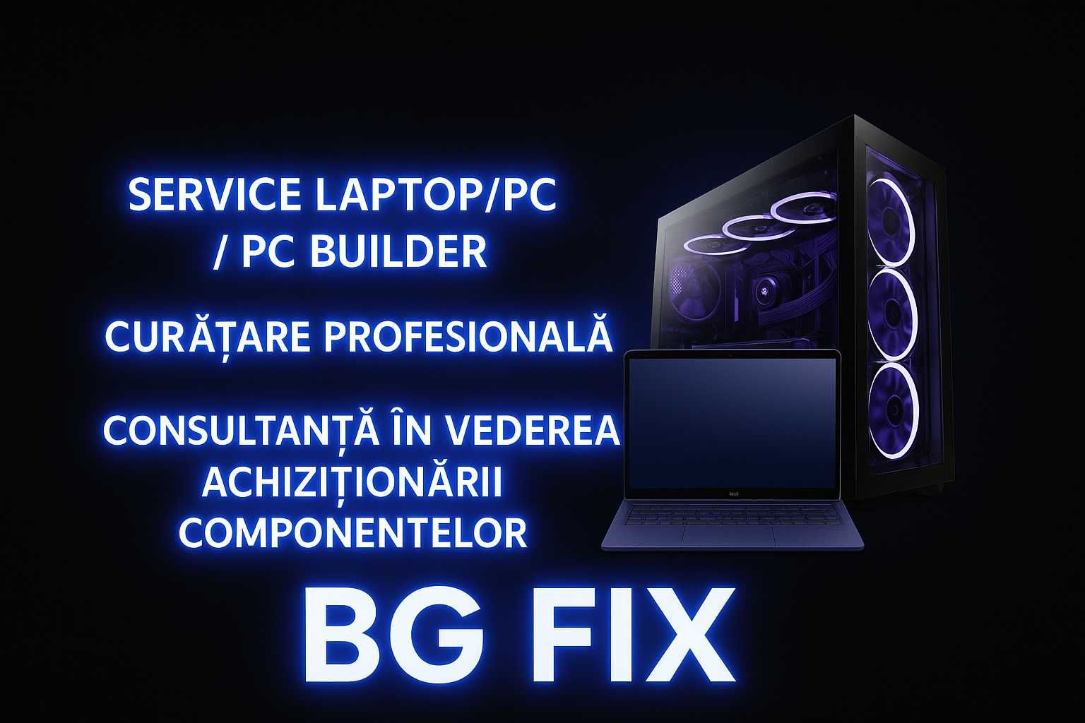 Asamblare | Reparatii | Mentenantă PC si Laptop | Instalare Windows