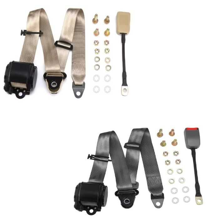 Колани автоматични за МПС 2БР/К-т Сиви и Бежови, PA951, PA952