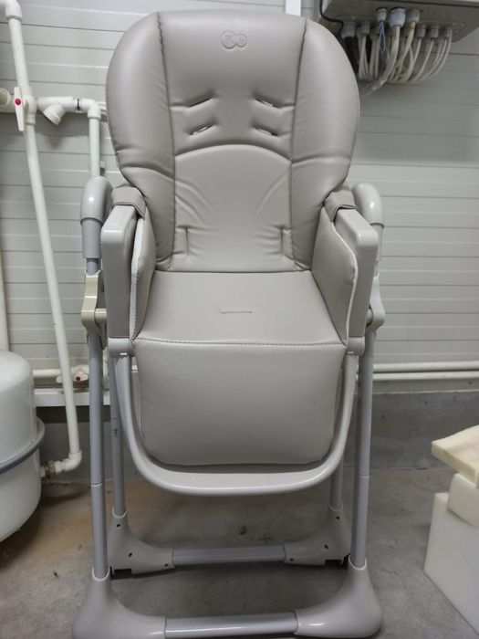 Scaun de masa kinderkraft Yummy , gri și cadita pliabila U-grow